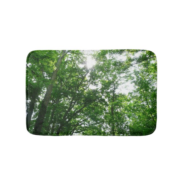 Tapis De Bain Looking Up to Summer Trees (Devant)