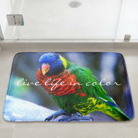Lorikeet Bird Vivre La Vie En Couleur Rouge Vert