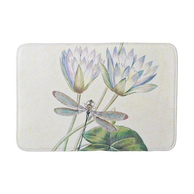 Tapis De Bain Lotus et libellules (Devant)