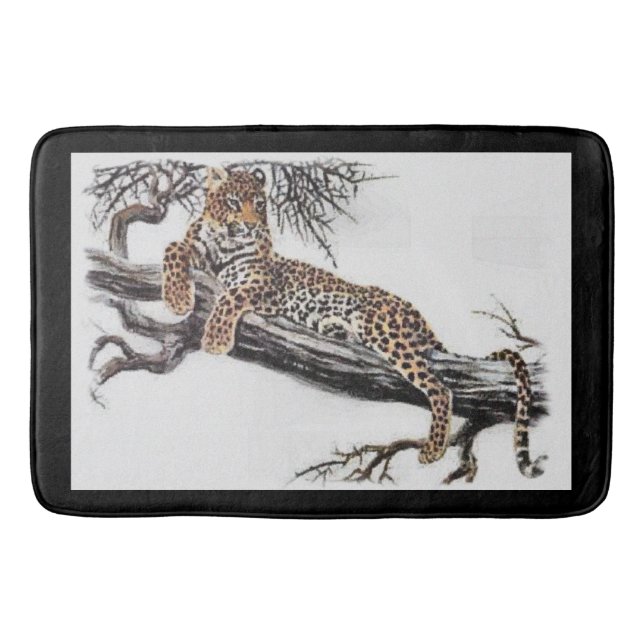 Tapis De Bain Lounge Leopard (Devant)
