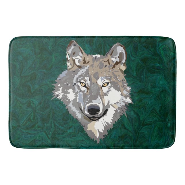 Tapis De Bain loup (Devant)