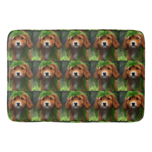 Tapis De Bain Lucy The Labrador Puppy, (Devant)