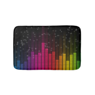 Tapis De Bain Lumières de disco à égaliseur de volume de musique