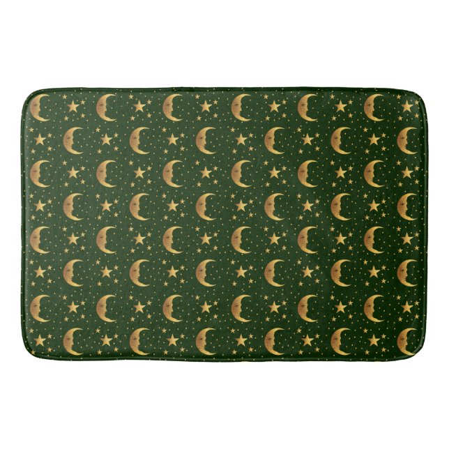 Tapis De Bain Lune et étoiles Mat de bain (Devant)
