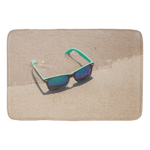 Tapis De Bain Lunettes de soleil sur la plage