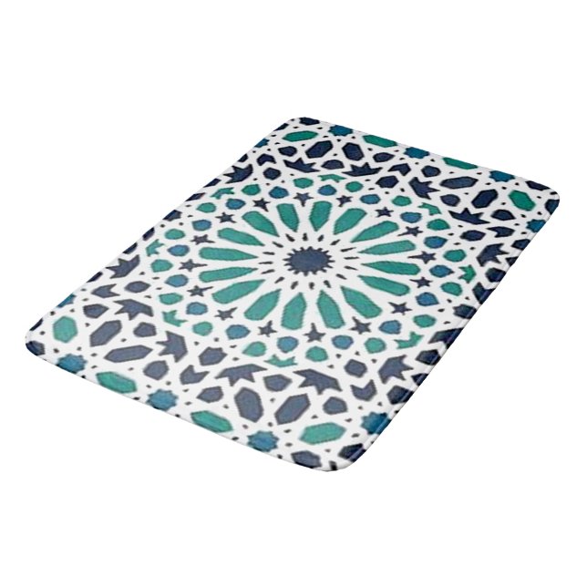 Tapis De Bain lustre marocain dessus (Angle)