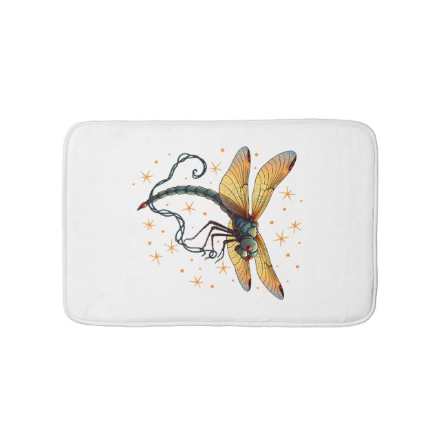 Tapis De Bain Lustres de Noël Libellule (Devant)