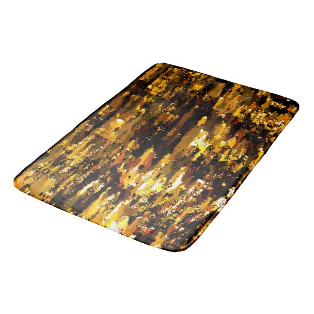 Tapis De Bain Luzes foscas de vela sob uma placa de gelo (Angle)