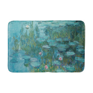 Tapis De Bain Lys à eau, Peinture à l'huile d'art, Claude Monet
