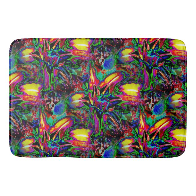 Tapis De Bain Lys psychédéliques... (Devant)