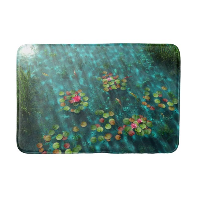 Tapis De Bain Lys sur le matelas d'eau (Devant)