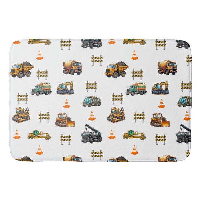 Tapis De Bain Machinerie de construction  (Devant)