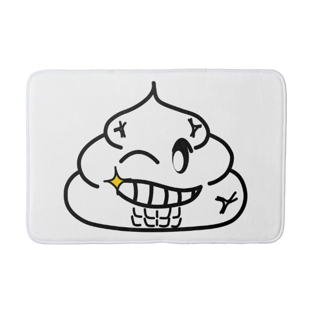 Tapis De Bain Macho Poop - Brootsch le PooPoo (Devant)