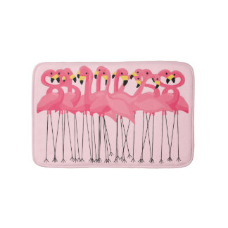 Tapis De Bain Mâchoire à Flamant rose rose