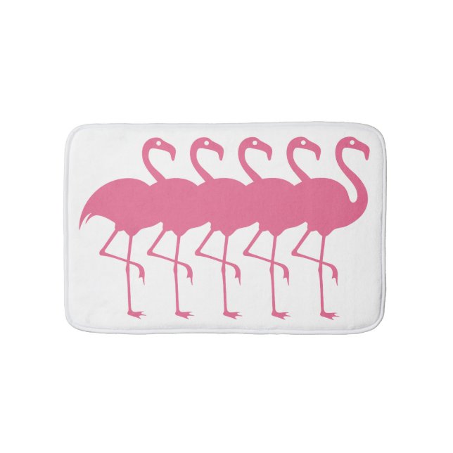 Tapis De Bain Mâchoire à Flamant rose rose (Devant)