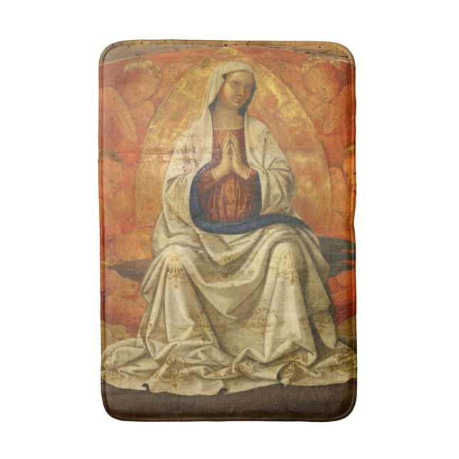 Tapis De Bain Madonna à Gloria (Vierge Marie enchantée) Mat de b (Devant (Vertical))