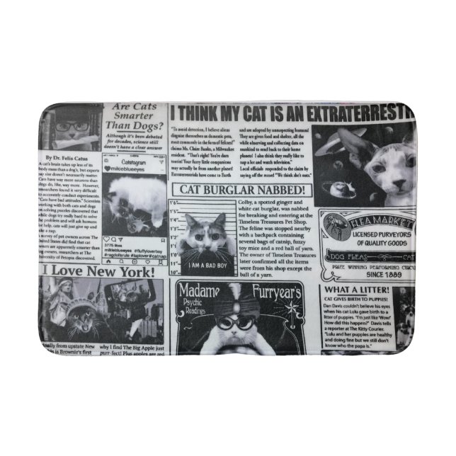 Tapis De Bain Magazine de chats (Devant)