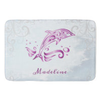 Magenta Dolphin That de bain personnalisé