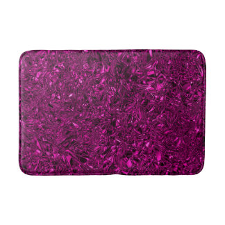 Tapis De Bain Magenta foulé de luxe personnalisé