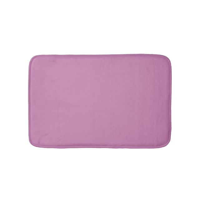 Tapis De Bain Magenta rose printemps saison couleur solide (Devant)
