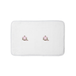 Tapis De Bain Magenta-Rouge, orange jaunâtre