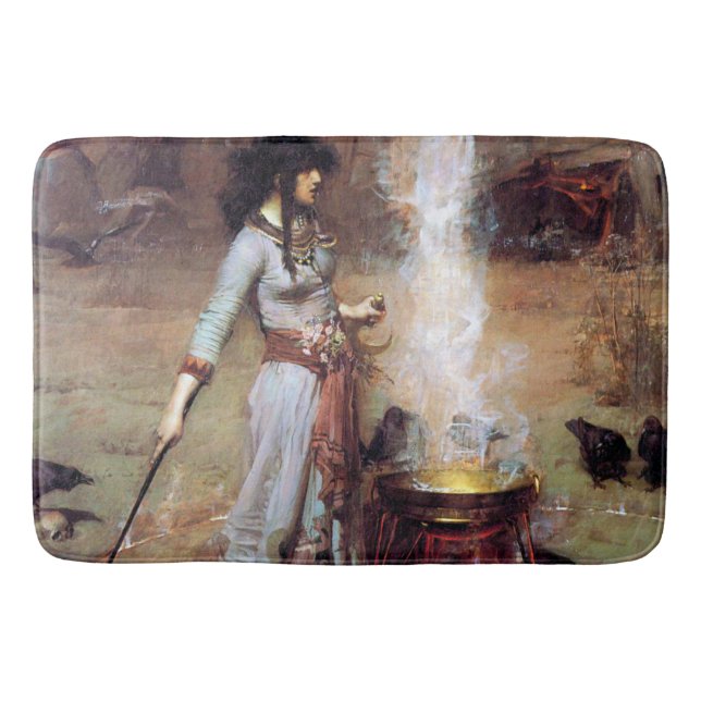 Tapis De Bain Magic Circle, John William Waterhouse (Devant)
