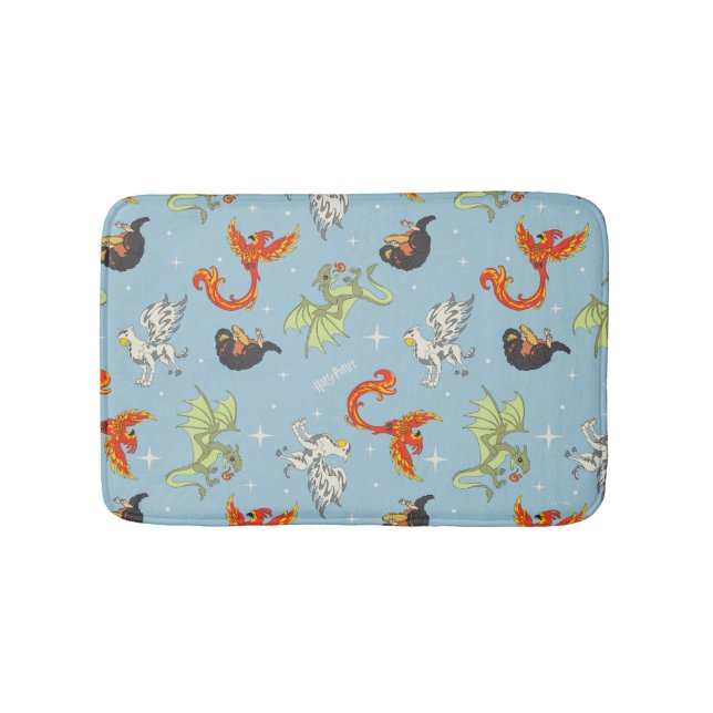 Tapis De Bain Magical Creatures Vintage Pattern (Devant)