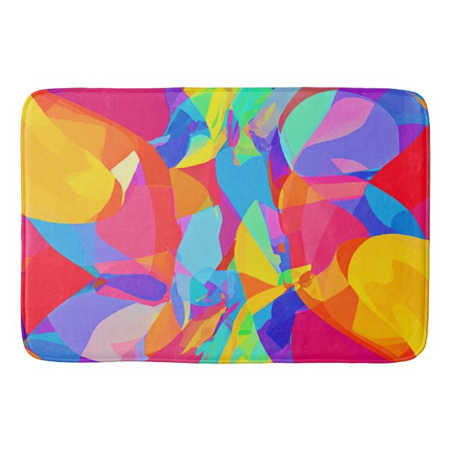Tapis De Bain Magie Motif colorée vive (Devant)