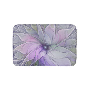 Tapis De Bain Magnifique beauté moderne abstraite fleur d'art fr