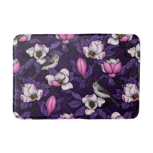Tapis De Bain Magnolia en floraison et tireur 4 (Devant)