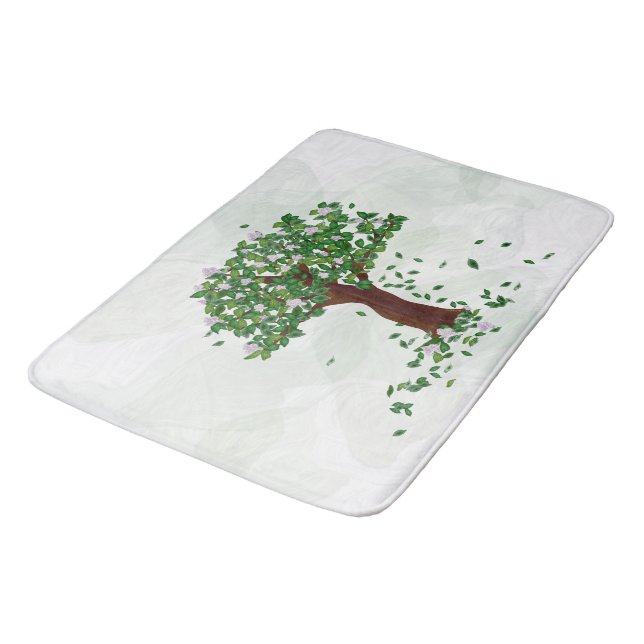 Tapis De Bain Magnolia Tree Bathmat (Angle)