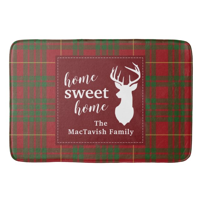 Tapis De Bain Maison de Noël Plaid personnalisée Sweet (Devant)
