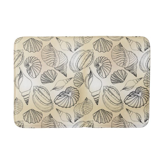 Tapis De Bain Maison de plage Coquillages Nautiles (Devant)