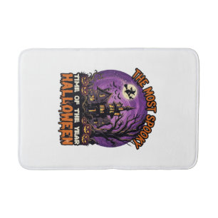 Tapis De Bain Maison hantée de Halloween la plus effrayante Sorc