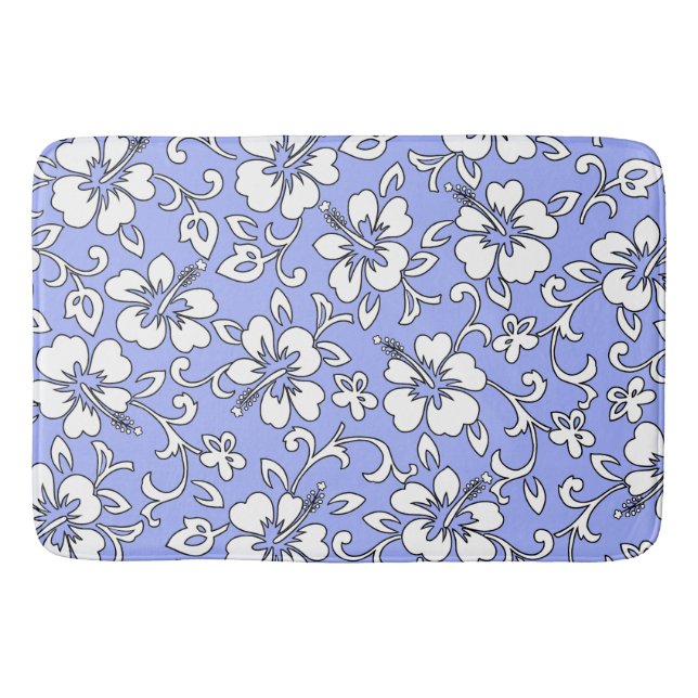 Tapis De Bain Malia Hibiscus Hawaïen Tropical (Devant)