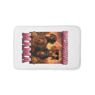Tapis De Bain Maman dachshund