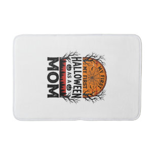 Tapis De Bain Maman Halloween Ma Première Vintage Fantomatique_1
