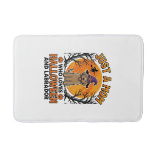 Tapis De Bain Maman Labrador Halloween Design de Chien Vintage_1
