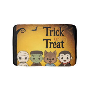 Tapis De Bain Maman mignonne, Frankenstein, Dracula, loup-garou