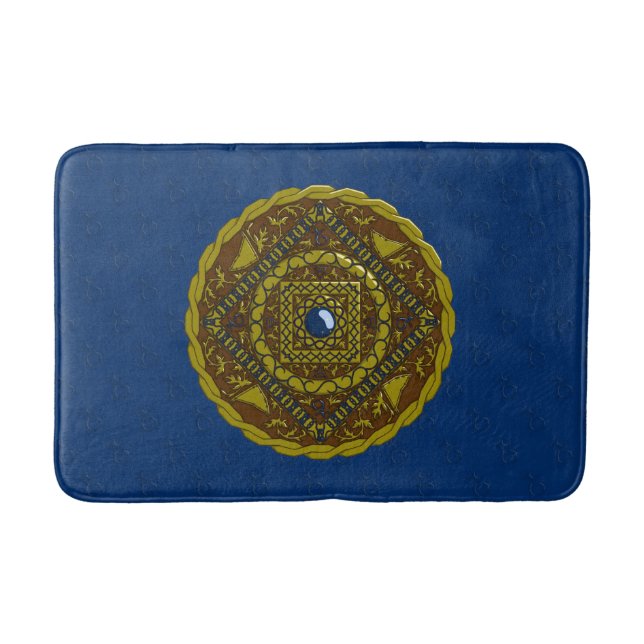 Tapis de bain Mandala Capricorne (Devant)