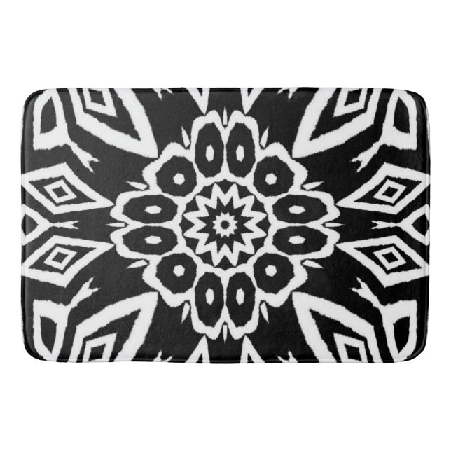 Tapis De Bain Mandala de minuit (Devant)