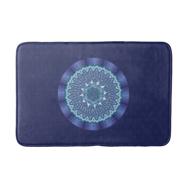 Tapis de bain Mandala d'eau (Devant)