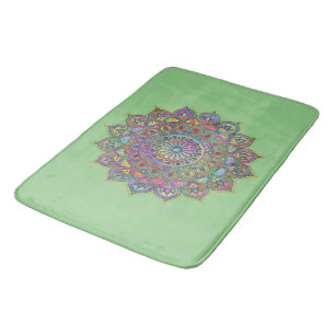 Tapis De Bain Mandala Inde Style 1