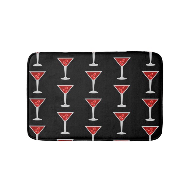 Tapis De Bain Manhattan Cocktail Bartender Alcool Amateurs de bo (Devant)