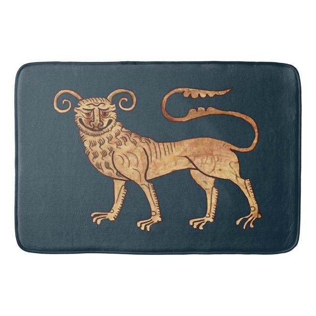 Tapis De Bain Manticore Médiéval Grand Mat Bain (Devant)