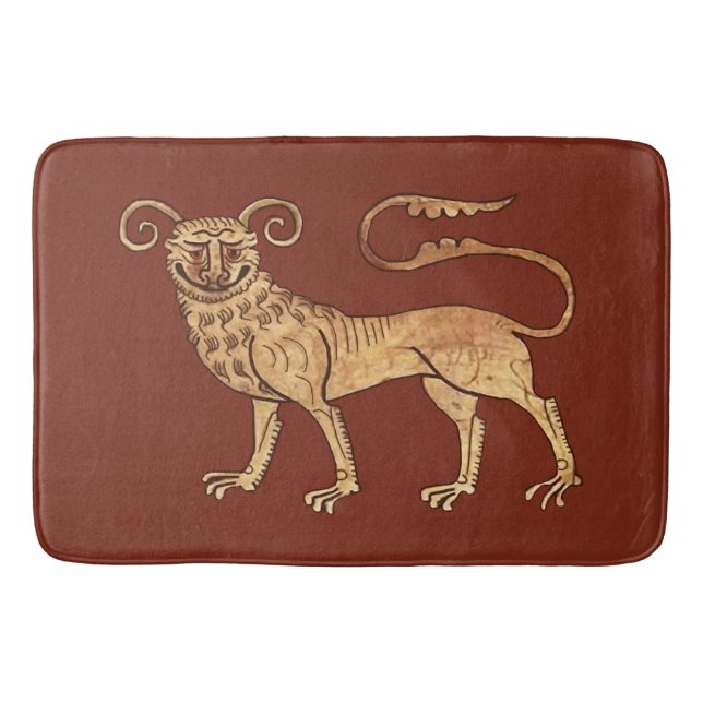 Tapis De Bain Manticore Médiéval Grand Mat Bain (Devant)