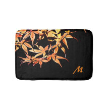 Maple Feuille d'automne Monogramme Mat