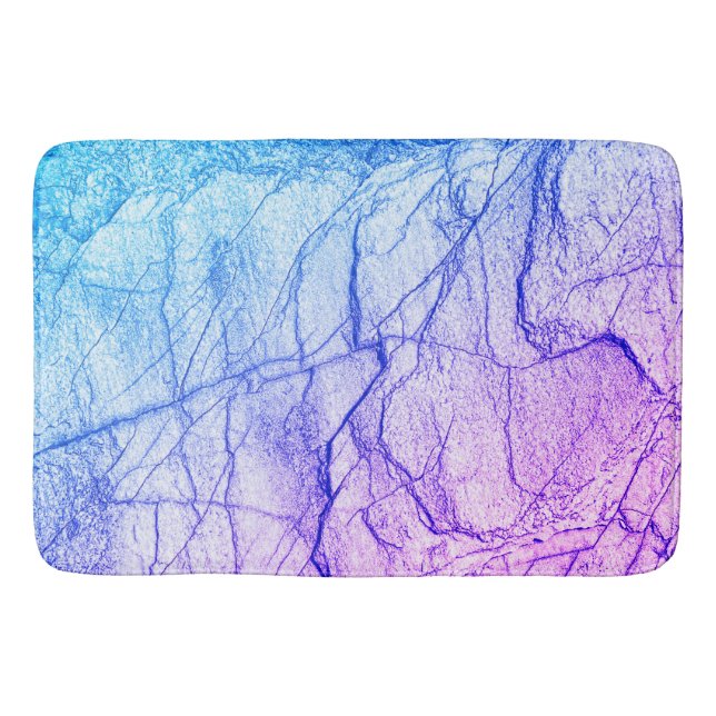 Tapis De Bain Marbre bicolore violet (Devant)