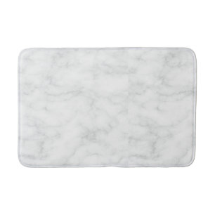Tapis De Bain Marbre blanc - Chic, Luxueux