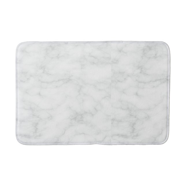 Tapis De Bain Marbre blanc - Chic, Luxueux (Devant)